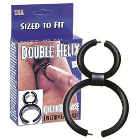 Erection Enhancer Double Cock Ring by BDStyle - Stretchy Cock Rings