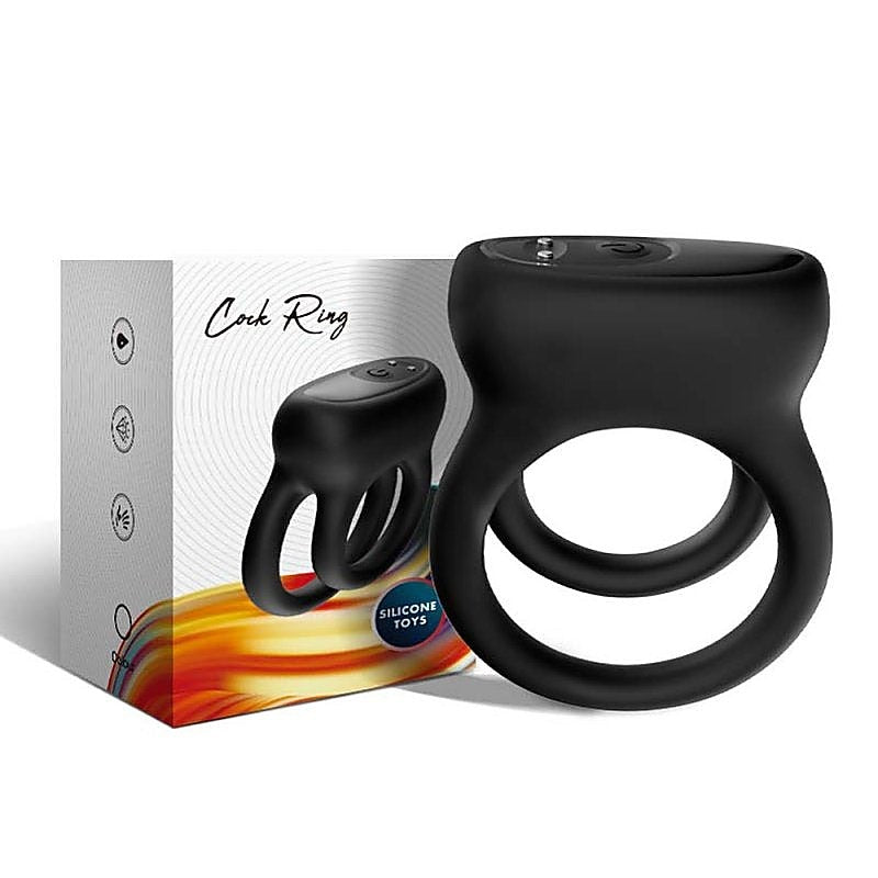 Wireless Double Vibrating Mens Cock Ring by BDStyle - Vibrating Cock Rings
