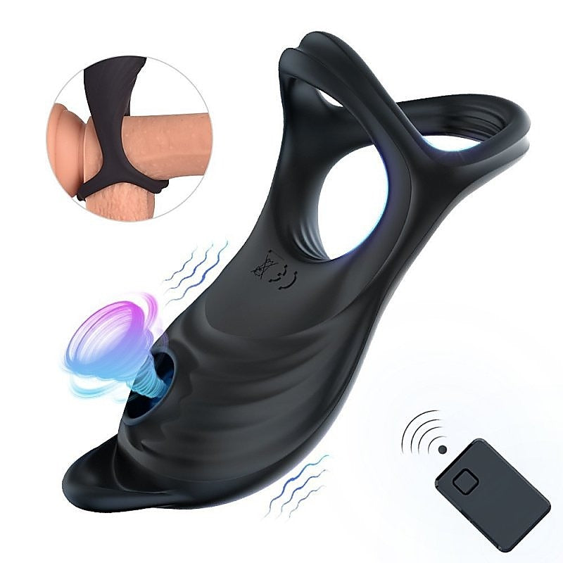5 Functions Penis Ring Vibrator By Bdstyle - Vibrating Cock Rings