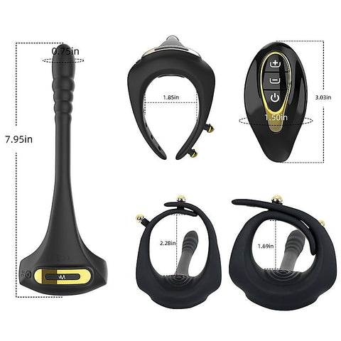 Lord Of The Vibration Waterproof Cock Ring By Bdstyle - Vibrating Cock Rings