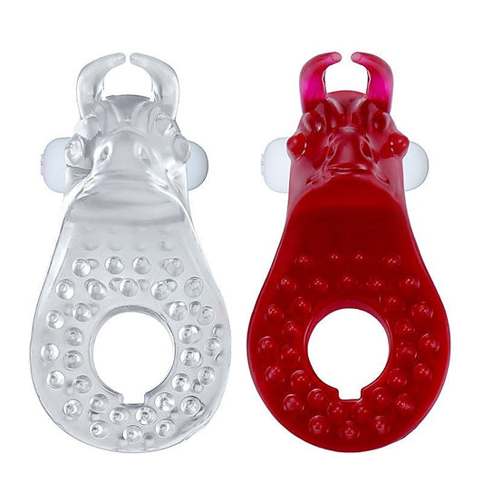 BDStyle Bull Head Shaped Vibrating Cock Ring - Vibrating Cock Rings