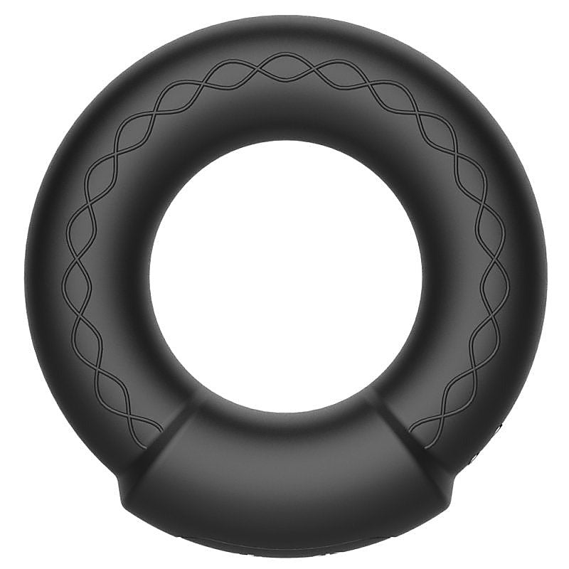 Warm Rechargeable 10 Functions Silicone Cock Ring By Bdstyle - Vibrating Cock Rings
