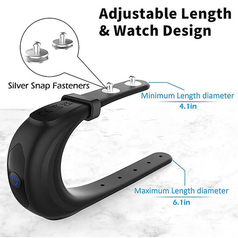 Wrist Watch Adjustable Size Vibrating Cock Ring by BDStyle - Vibrating Cock Rings