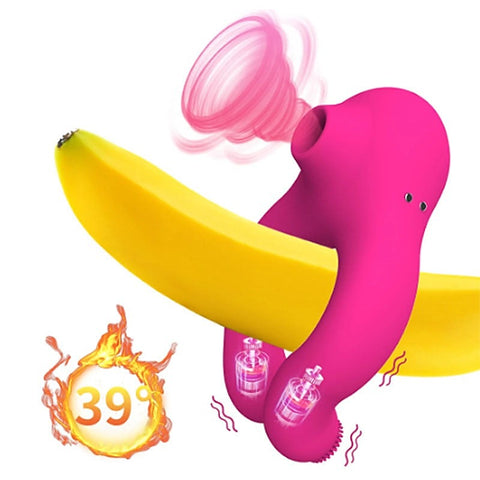 10 Functions Vibrating Suction Cock Ring by BDStyle - Vibrating Cock Rings