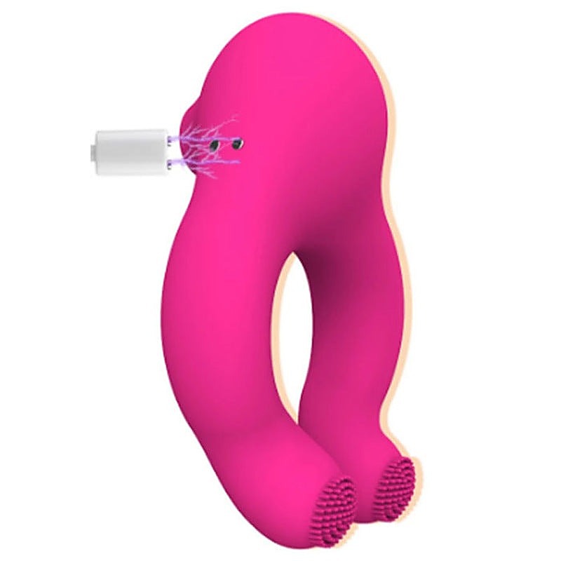10 Functions Vibrating Suction Cock Ring by BDStyle - Vibrating Cock Rings