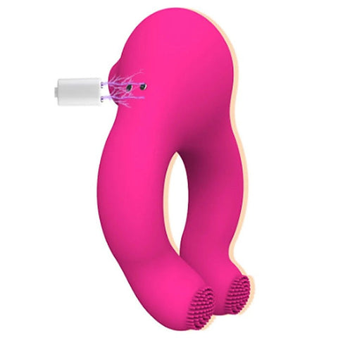 10 Functions Vibrating Suction Cock Ring by BDStyle - Vibrating Cock Rings