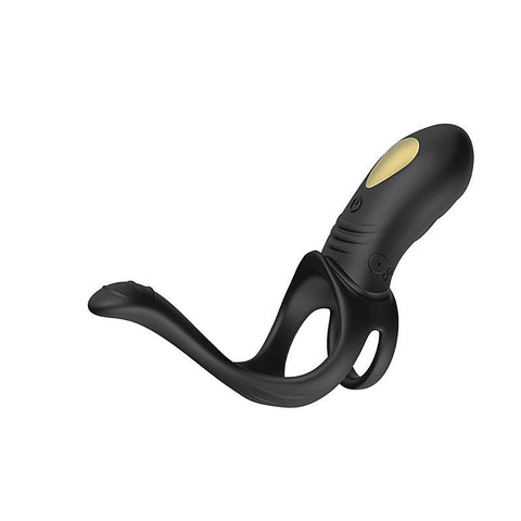 Tail 9 Frequency Vibration Cock Ring By Bdstyle - Vibrating Cock Rings