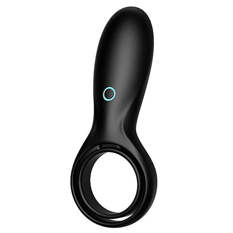 10 Functions Vibrating Cock Ring with Double Ring - Vibrating Cock Rings