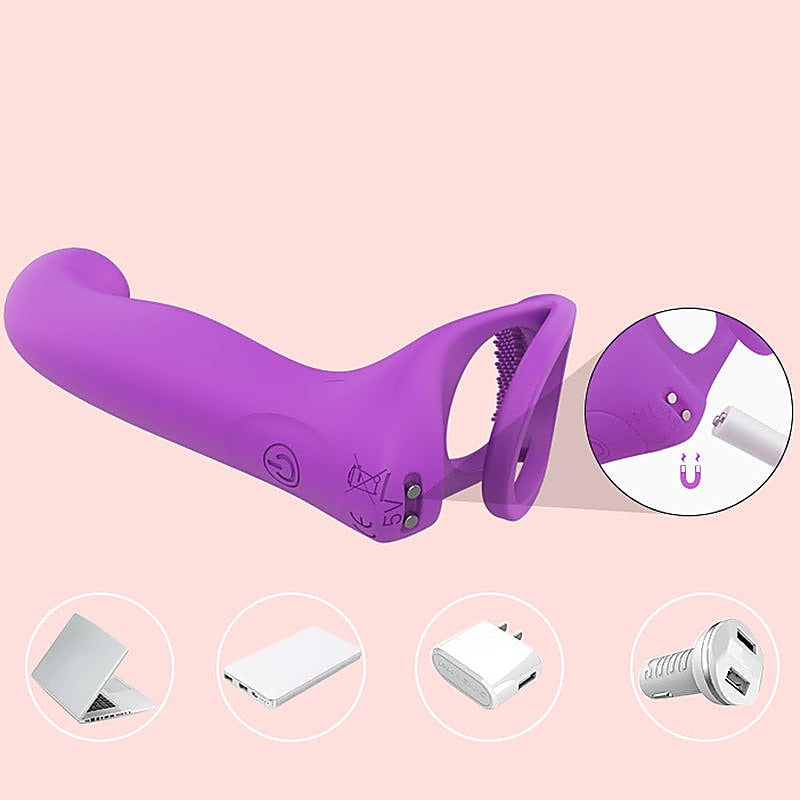 Lorna Vibrating Cock Ring With Butt Plug By S-Hande - Vibrating Cock Rings
