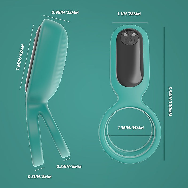 Squidward 9 Functions Vibrating Cock Ring By S-Hande - Vibrating Cock Rings