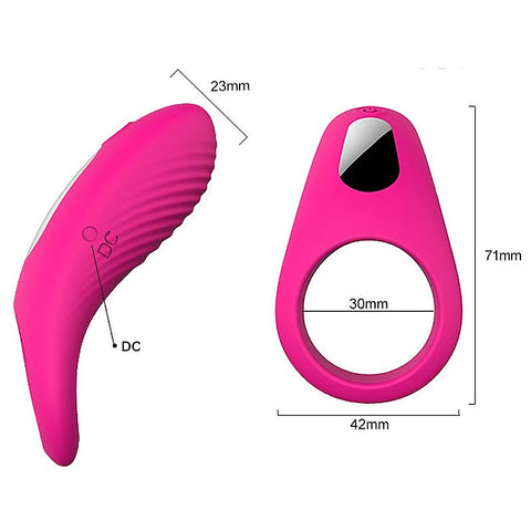 Himan Male Vibration Cock Ring Rose By S-Hande - Vibrating Cock Rings