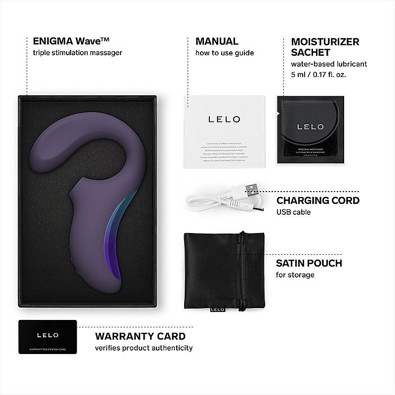 Enigma Wave Dual Stimulating Suction Vibrator By Lelo - Personal Massagers