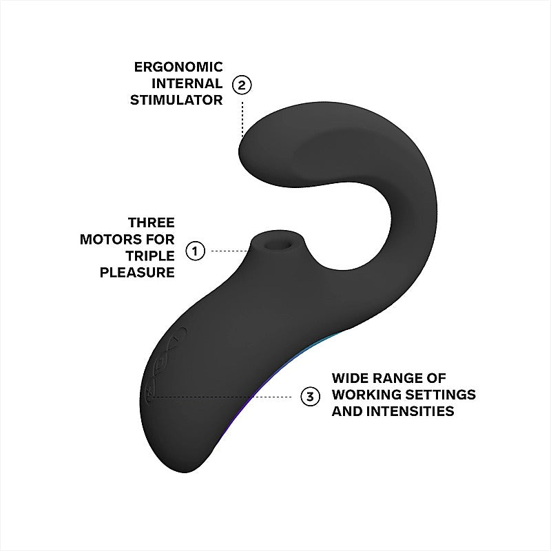 Enigma Wave Dual Stimulating Suction Vibrator By Lelo - Personal Massagers