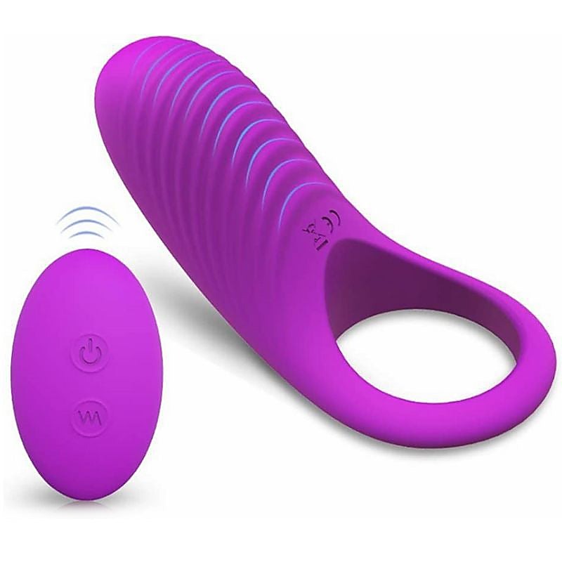 Himan Mens Vibration Cock Ring Purple By S-Hande - Vibrating Cock Rings