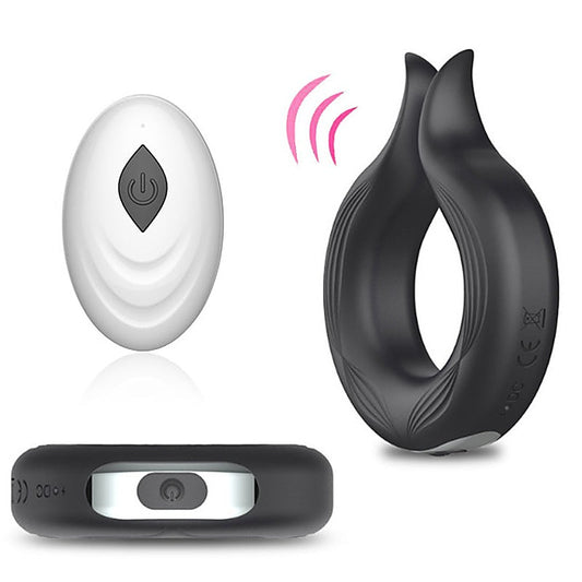 BDStyle Pointed Tip 10 Functions Wireless Mens Cock Ring - Vibrating Cock Rings