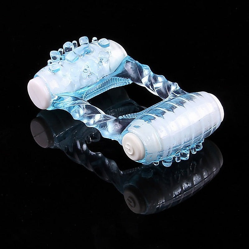 Double Moto Adjustable Vibrating Cock Ring by BDStyle - Vibrating Cock Rings