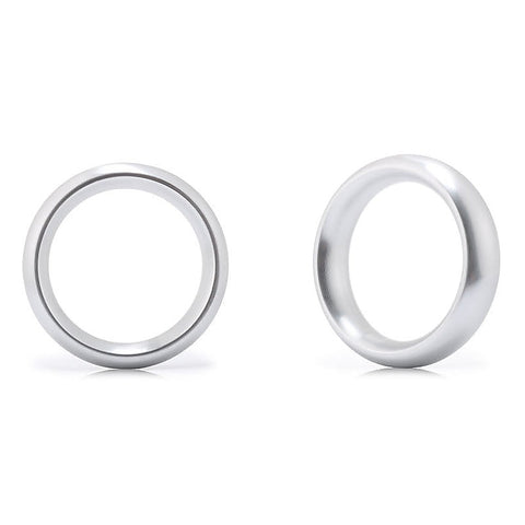 Aluminum Round Mens Cock Ring Large By Bdstyle - Steel Cock Rings