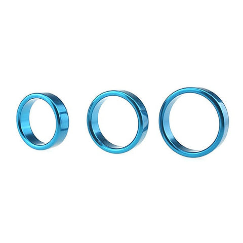 Colorful Aluminum Erection Enhancer Cock Ring By Bdstyle - Steel Cock Rings