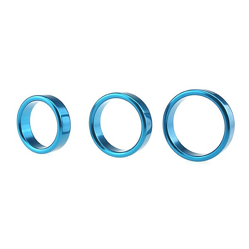 Colorful Sex Delay Aluminum Mens Cock Ring By Bdstyle - Steel Cock Rings
