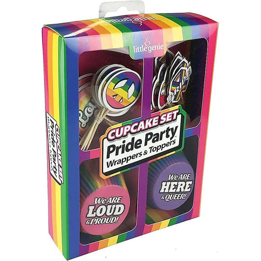 Little Genie Productions Adult Pride Party Cup Cake Set
