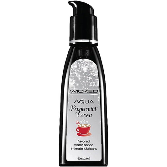 Wicked Sensual Care Aqua Water based Lubricant Peppermint Cocoa 60ml