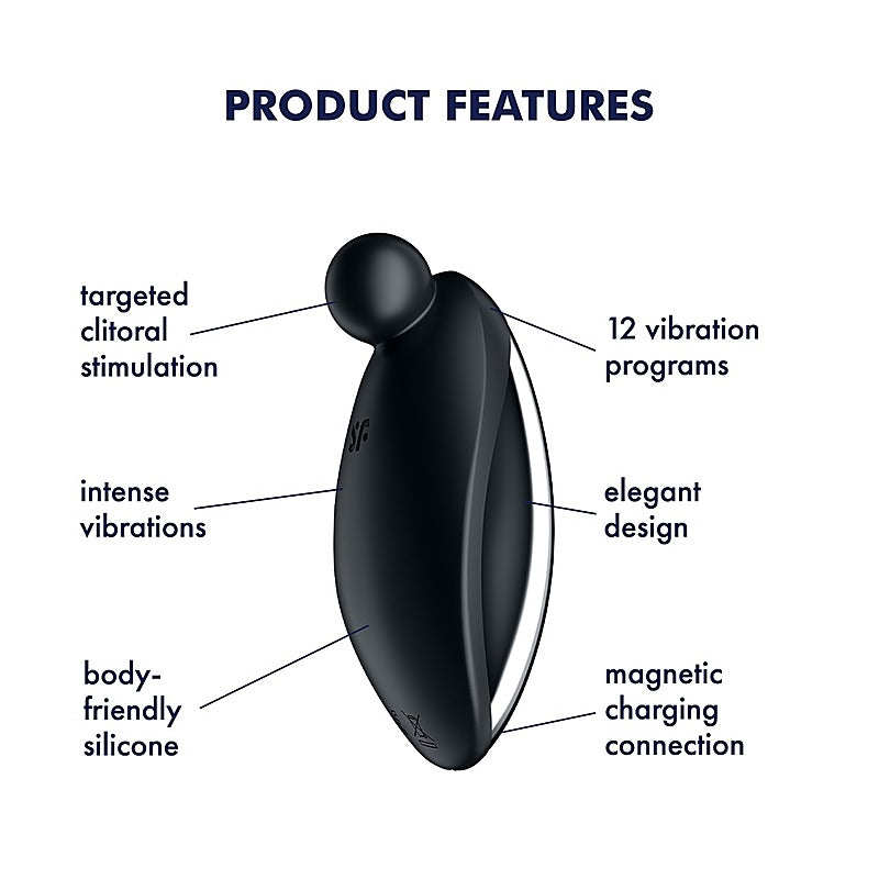 Spot On 2 Rechargeable Clitoral Stimulator By Satisfyer - Clit Ticklers and Pulsators