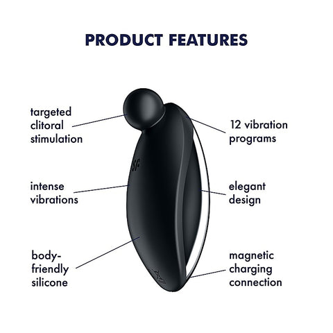 Spot On 2 Rechargeable Clitoral Stimulator By Satisfyer - Clit Ticklers and Pulsators