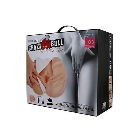 Crazy Bull Hands On Realistic Vagina And Ass Vibrating Masturbator - Masturbators and Strokers