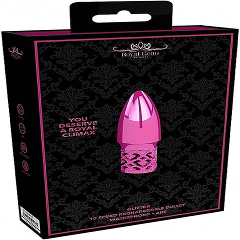 Royal Gems Sparkle Rechargeable Bullet By Shots Toys - Bullet Vibrators