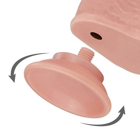 Lovetoy Sliding Skin Dual Layer Realistic Dong Wit Flexible Skin Flesh