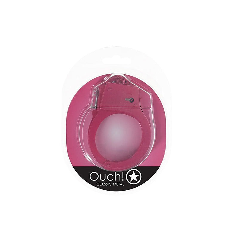 Shots Ouch! Classic Playful Fetish Play Metal Handcuffs - Cuffs And Restraints