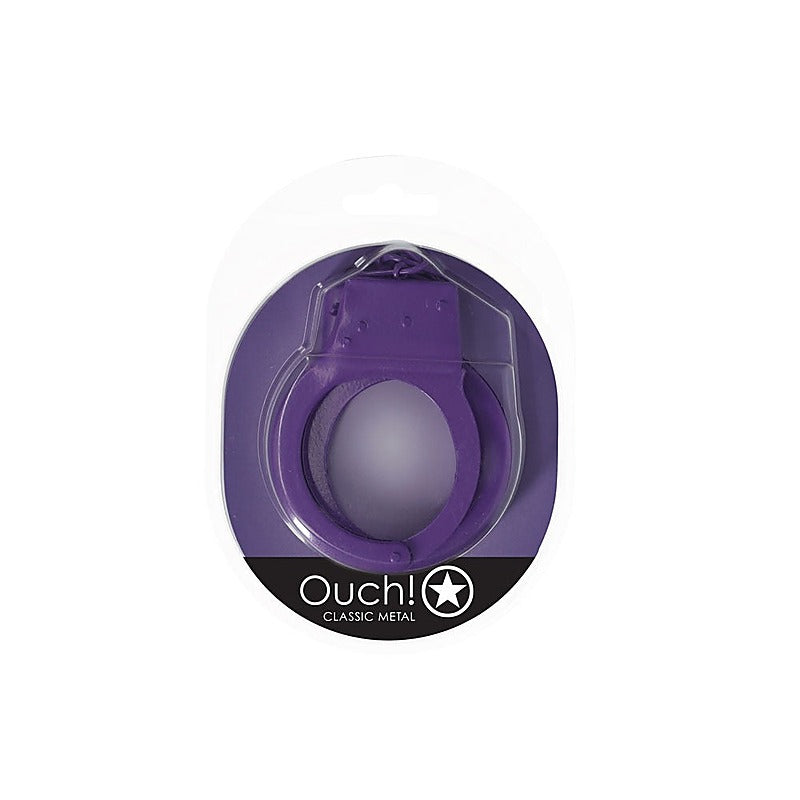 Shots Ouch! Classic Playful Fetish Play Metal Handcuffs - Cuffs And Restraints