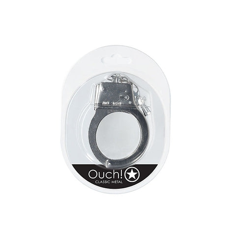 Shots Ouch! Classic Playful Fetish Play Metal Handcuffs - Cuffs And Restraints