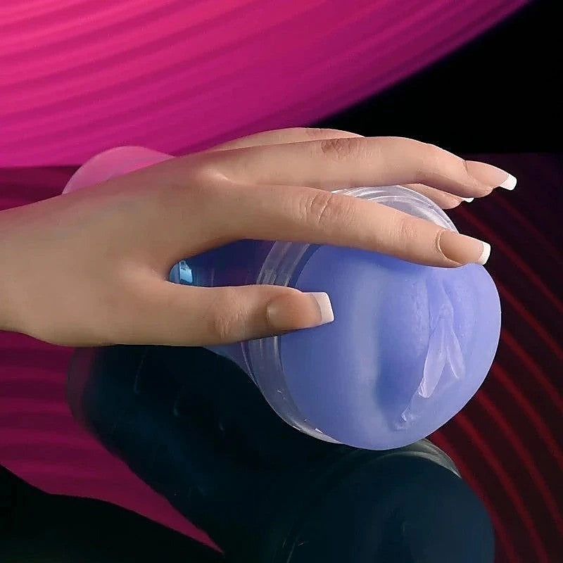 Zero Tolerance POP ON THE GLOW Realistic Male Stroker Purple - Masturbators and Strokers