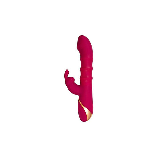 JOS Tenty Multi Function Rabbit Vibrator With Moving Shaft Rings - Rabbit Vibrators