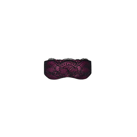Obsessive Roseberry Feminine Eye Mask With Lacy Adornments