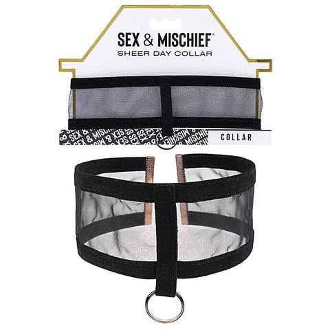 S&M Sheer Day Collar by Sportsheets - Her Fetish
