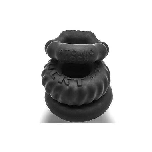 OxBalls Bone Maker 3 Pack Boner Stretchy Cock Ring Night Edition - Stretchy Cock Rings