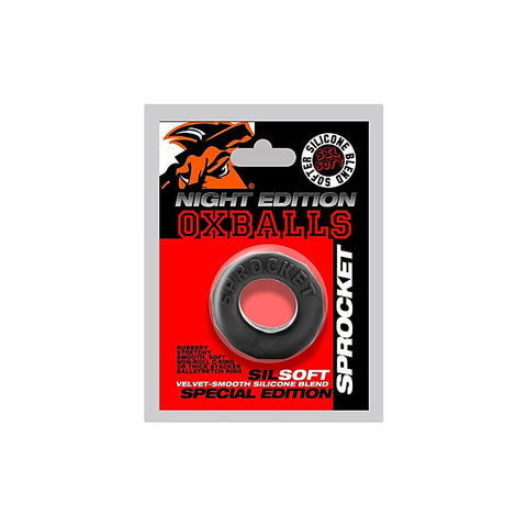 Sprocket Comfort No Roll Stretchy Cock Ring By Oxballs - Stretchy Cock Rings