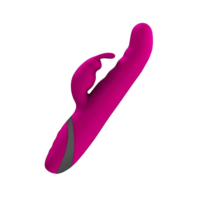 BMS Factory Commotion Cha Cha Thrusting Rabbit Vibrator Raspberry - Rabbit Vibrators