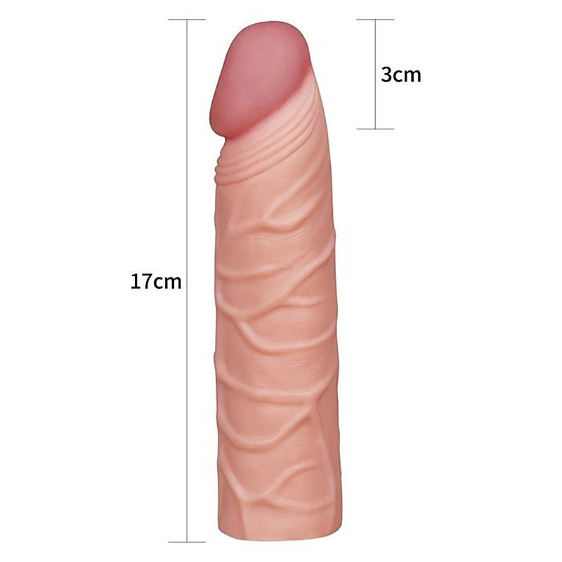 Pleasure X Tender Penis Extension Sleeve By Lovetoy - Penis Sleeves and Extenders