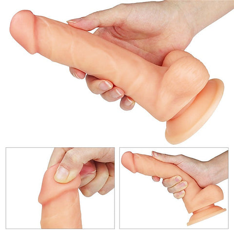 The Ultra Soft Dude Realistic Dong By Lovetoy - Realistic Dildos