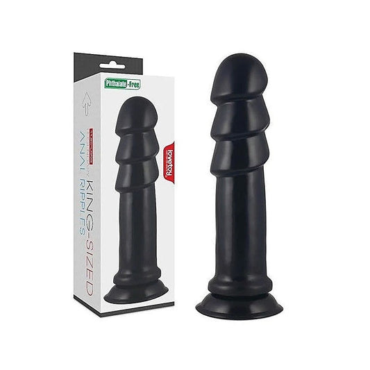 King Sized Anal Ripples Mega Butt Plug By Lovetoy - Butt Plugs