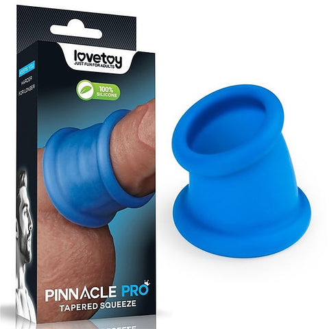 Pinnacle Pro Tapered Squeeze Male Ball Stretcher By Lovetoy - Ball Stretchers and Crushers