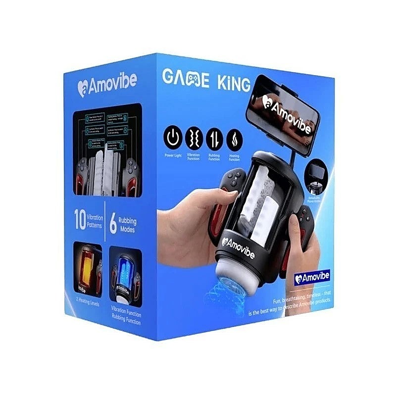 Game King Rubbing Rechargeable Male Masturbator By Amovibe - Masturbators and Strokers