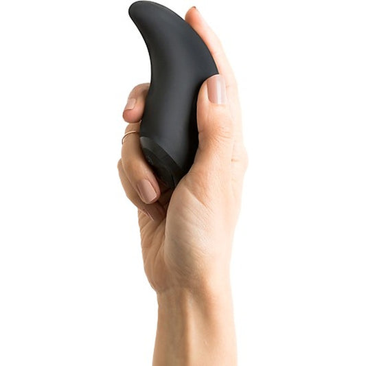 B Swish Bcurious Premium 7 Function Clitoral Stimulator Noir - Clit Ticklers and Pulsators
