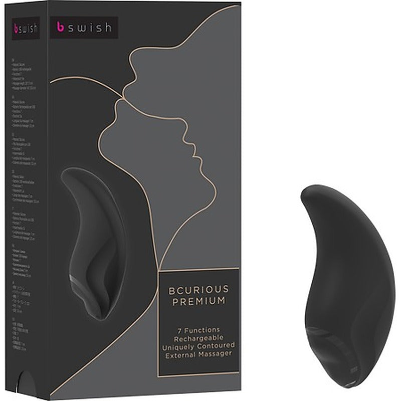 B Curious 7 Function Clitoral Stimulator by B Swish - Clit Ticklers and Pulsators