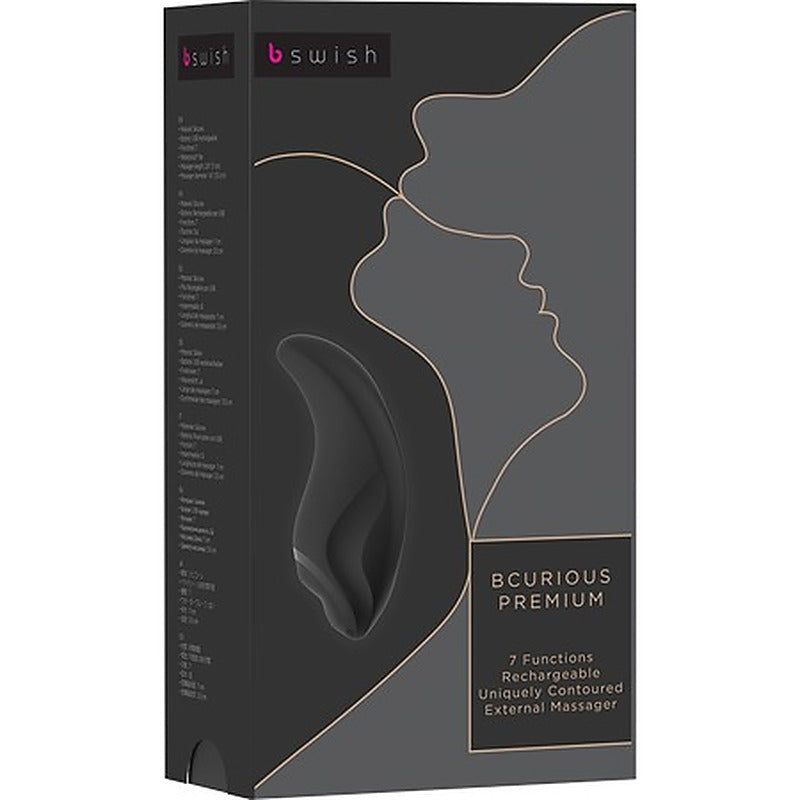B Curious 7 Function Clitoral Stimulator by B Swish - Clit Ticklers and Pulsators