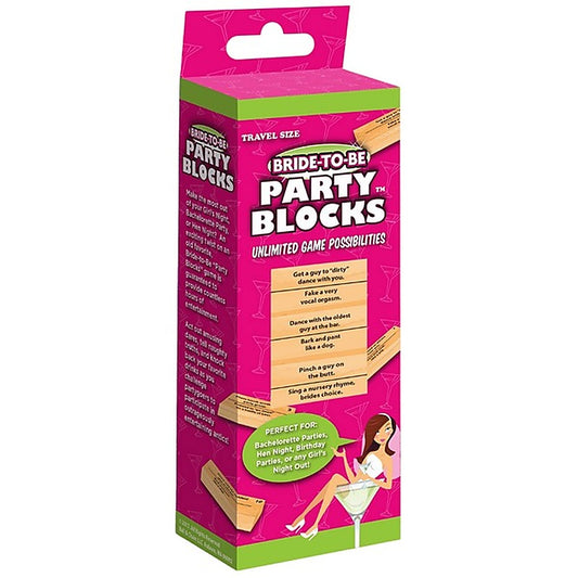 Bride To Be Party Blocks By Ball & Chain - Sex Games, Coupons and Tricks