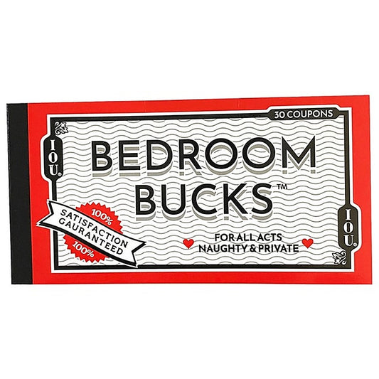Bedroom Bucks Novelty Party Coupons By Ball & Chain - Party Gifts and Novelties